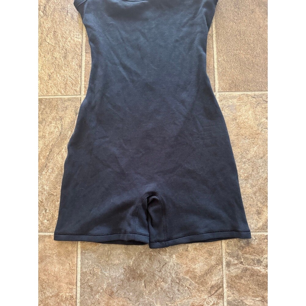 Skims Cotton Rib Onesie Soot Size Small - Picture 6 of 10